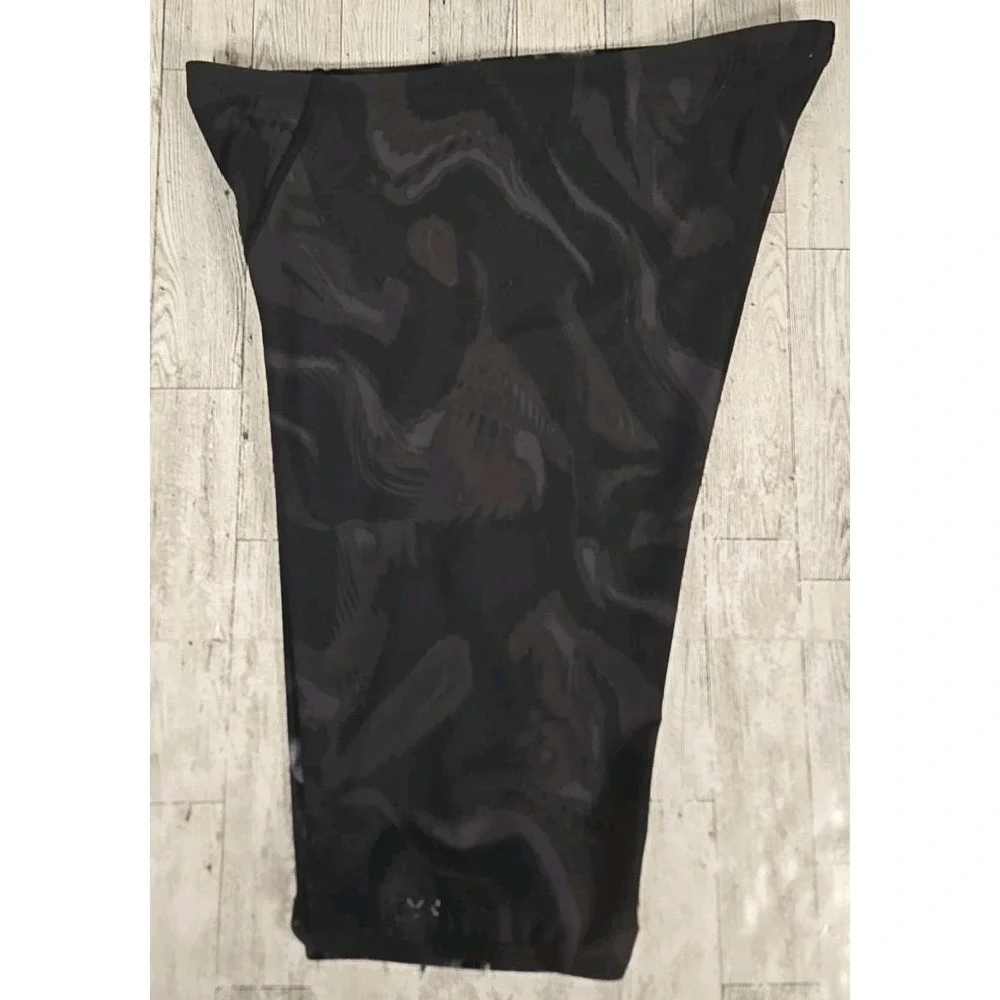TYR Swim Shorts Trunks XL (38) Jammer Vaporwave Black Drawstring Men's NEW